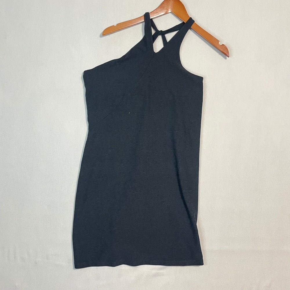Beyond Yoga Black Active Mini‎ Dress Sleeveless Criss Cross Back - Size L - Picture 3 of 8